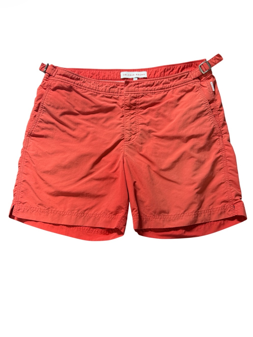 Orlebar Brown Setter Coral Pink Premium Swim Trunks Board Shorts 34 Euro Summer